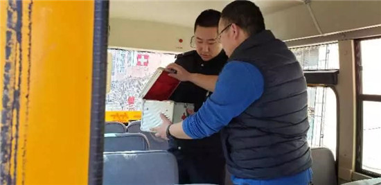 吉林市船营交管大队加大对辖区校车安全隐患排查力度